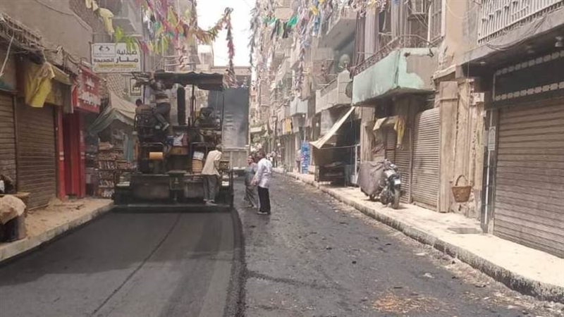 رصف شارع خالد بن