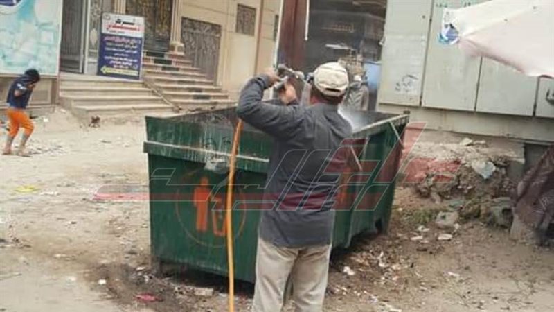 أعمال الرش والتطهير