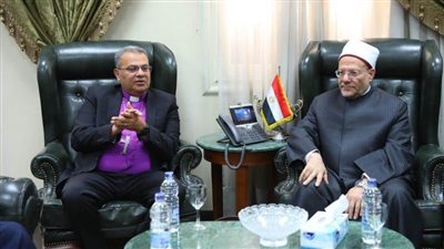 مفتي الجمهورية يستقبل وفدًا رفيع المستوى من الطائفة الإنجيلية للتهنئة بعيد الفطر