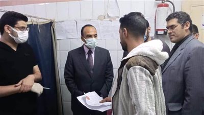 نائب محافظ المنيا يتفقد المستشفى العام والتأمين الصحي