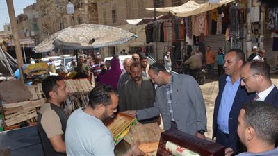 سكرتير مساعد بني سويف يقود حملة على أسواق ببا وبني سويف 