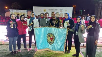 المركز الثالث لجامعة سوهاج في كرة القدم الخماسي 