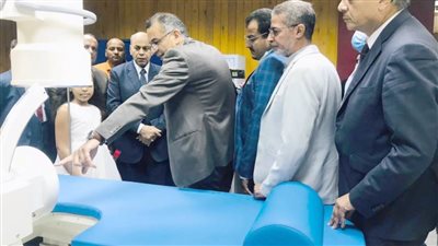 افتتاح وحدة تفتيت الحصوات بالموجات الصدمية بمستشفى الكلى بجامعة المنيا