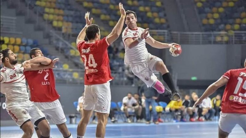 يد الأهلي ضد الزمالك