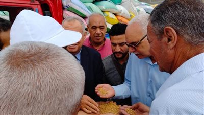 رئيس قطاع الخدمات بوزارة الزراعة فى زيارة للبحيرة لمتابعة توريد القمح