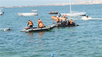 لليوم الثاني على التوالي.. تواصل البحث عن غريق الهانوفيل بالإسكندرية