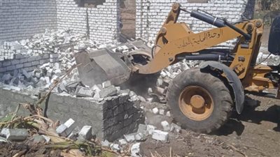 إزالة 9 حالات تعدٍ في المهد بقرى مراكز أسيوط والقوصية والفتح