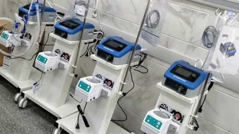 تسليم أول أجهزة تنفس