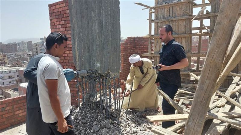 ازالة المخالفات بحي