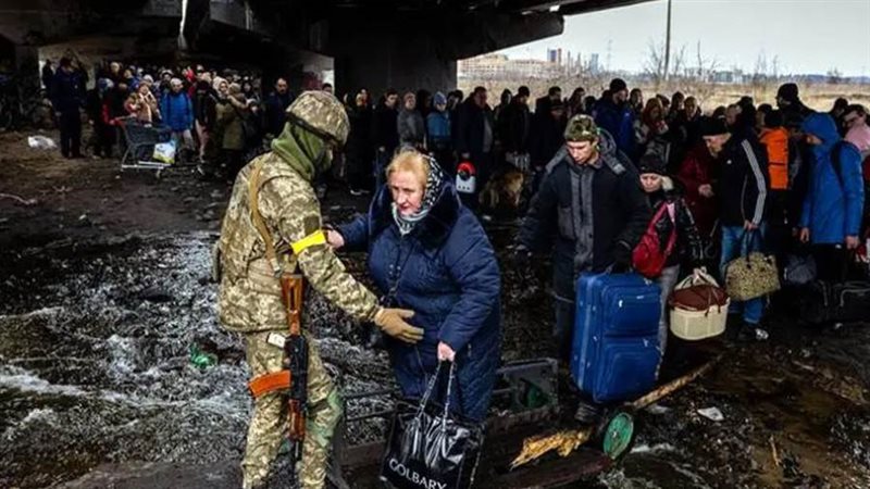 اللاجئين الأوكرانيين