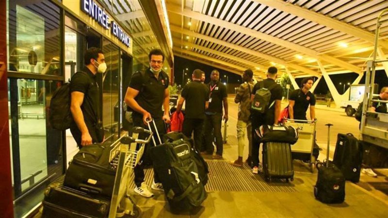 بعثة يد الأهلي تصل