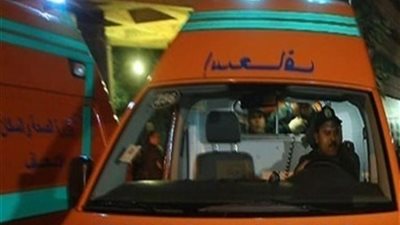 إصابة شخص أثناء عبور الطريق بالعبور 