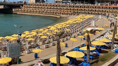 محافظ الإسكندرية: استبدال الوحدات الشاطئية الخشبية المتهالكة في ٢٣ شاطئا