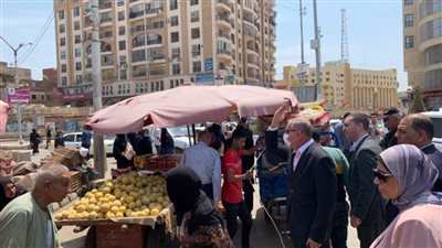 نور الدين يقود حملة لإزالة الإشغالات بكفر الشيخ