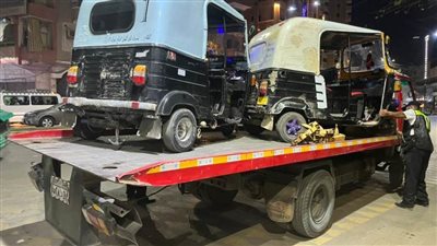 ضبط 150 مركبة.. قرار بمنع سير التوك توك بالشوارع الرئيسية بـ”شبين الكوم“