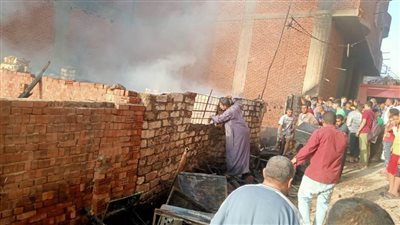 السيطرة على حريق بمنزل قديم في القناطر الخيرية