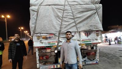 مصادرة سيارتين محملتين ٣٨ طن قمح أثناء تهريبها خارج البحيرة