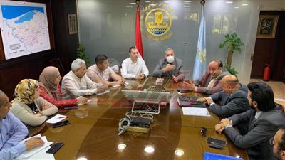 كفرالشيخ تناقش أعمال تطوير كورنيش مصيف بلطيم ومناطق ألعاب للأطفال