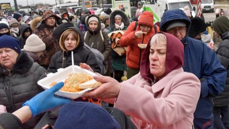 اللاجئين الأوكرانيين