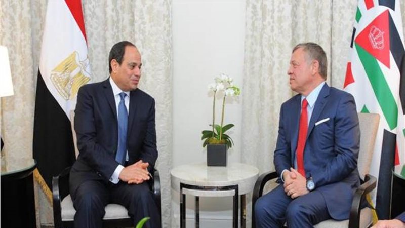 ملك الاردن والرئيس