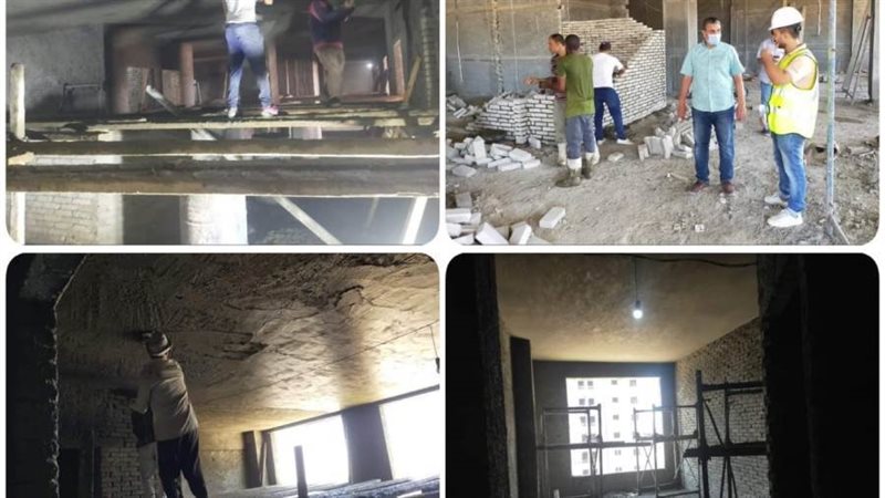 استكمال الأعمال بمستشفى