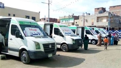 قوافل طبية مجانية للقري الاكثر احتياجا بالوادي الجديد 