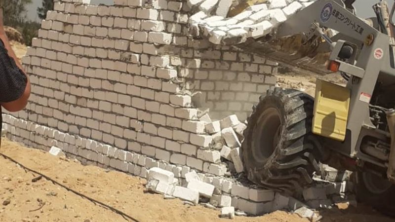 إزالة 6 حالات تعد