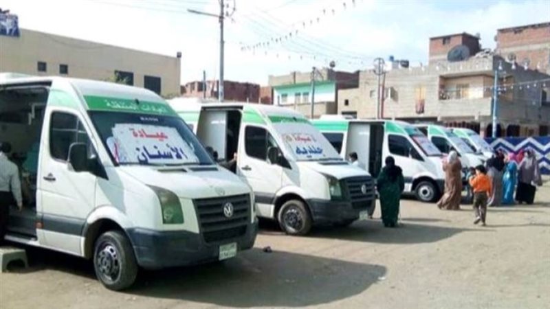 قافله طبيه في القري