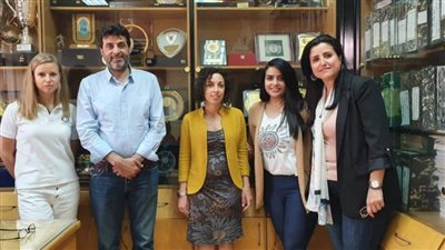 مندوبو الاتحاد الدولي للسلاح يتفقدون ملاعب استاد القاهرة والفنادق.. واجتماع مثمر مع الحسيني