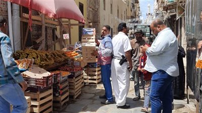 رفع ١٤٣٠حالة إشغال طريق وتعدٍ في حملة بالبحيرة