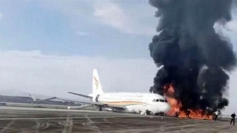 انحراف طائرة ركاب