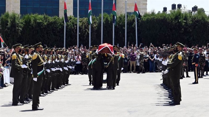 تشييع جثمان الشهيدة