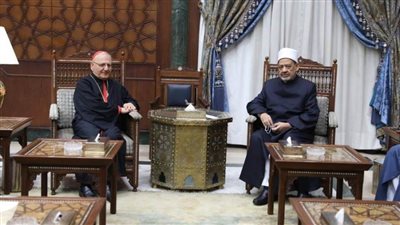 شيخ الأزهر يستقبل بطريرك الكلدان الكاثوليك في العراق والعالم