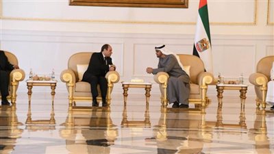 الرئيس السيسي يهنيء شقيقه الشيخ محمد بن زايد لتوليه رئاسة الأمارات 
