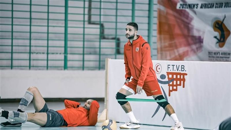 رجال طائرة الأهلي