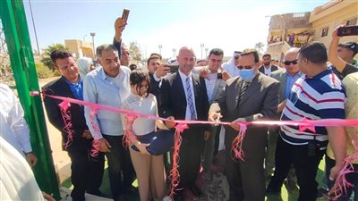 افتتاح ملعب كرة قدم بالعريش وختام دوري مراكز الشباب 