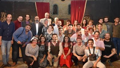 وزيرة الثقافة ومستشار ملك البحرين وسفيرها بالقاهرة يشهدون عرض 