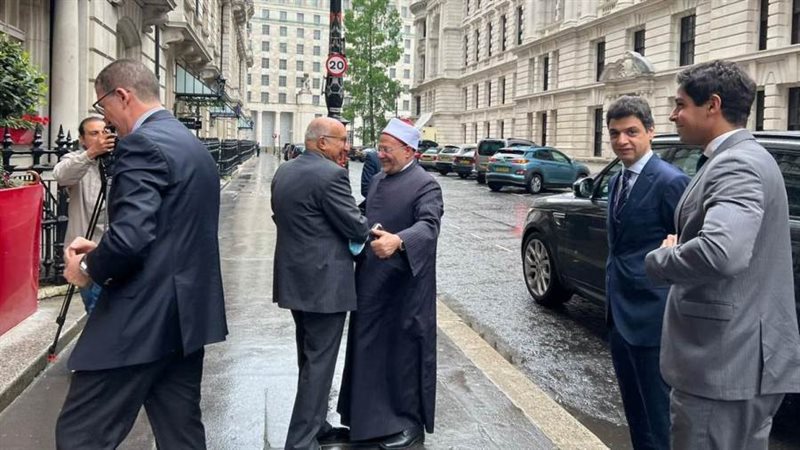 مفتى الجمهورية يصل