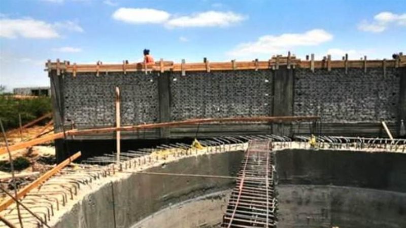 مشروع صرف صحي بقرية