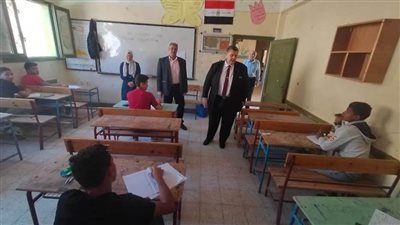 متابعة امتحانات الشهادة الإعدادية والنقل الثانوي بشمال سيناء 