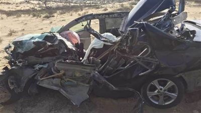 مصرع وإصابة 16 شخصا إثر حادث تصادم بين سيارتين بشمال سيناء