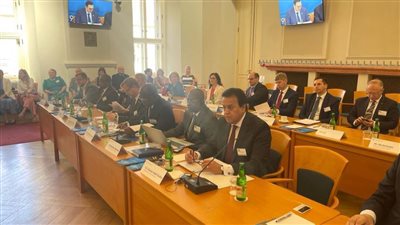 القائم بأعمال وزير الصحة والسكان يلقي كلمة أمام منتدى «التشيك- إفريقيا»