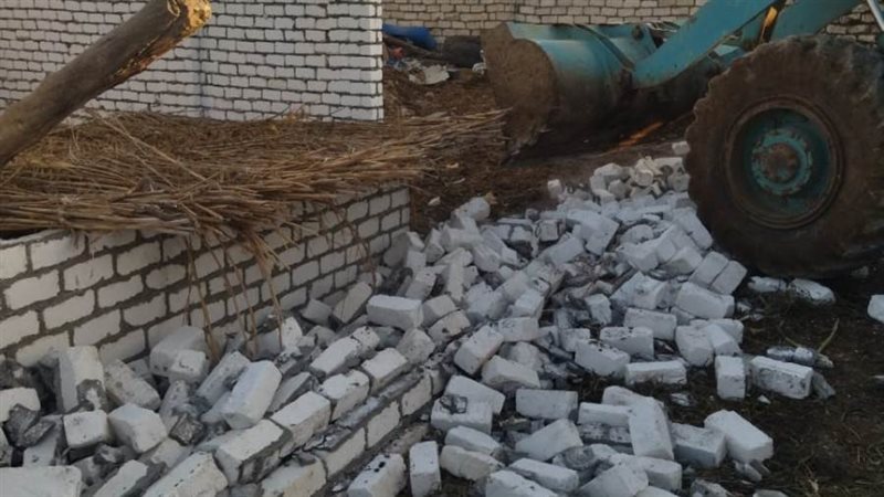 إزالة 8 حالات تعد