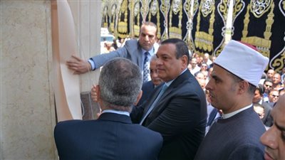 محافظ البحيرة يفتتح مسجد 