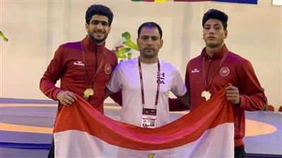 فوز لاعبي المصارعة بكفر الشيخ بميداليتين في البطولة الإفريقية