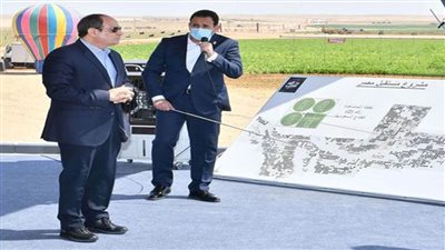 11 رسالة من الرئيس السيسي خلال افتتاح مشروع مستقبل مصر 