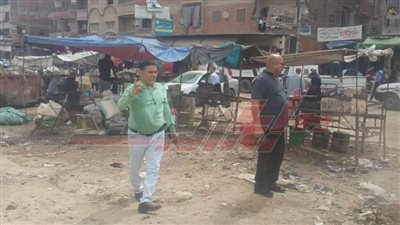 رفع الباعة الجائلين من الأرصفة والشوارع بكفر الشيخ