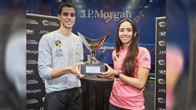 علي فرج ونوران جوهر يصعدان لنهائي بطولة العالم للإسكواش