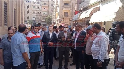 محافظ كفر الشيخ يتفقد أعمال التجميل والتطوير والرصف بدسوق