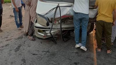 إصابة 7  أشخاص إثر تعرضهم لحادث مروري بالمنيا